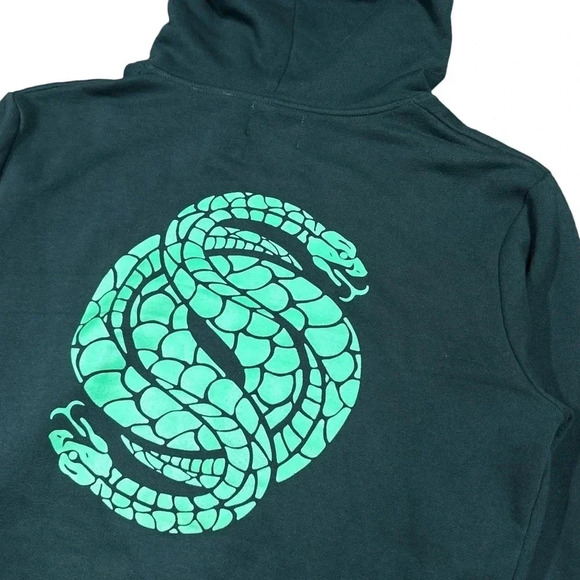 Destiny 2 Insert Coin Gambit Green Full Zip Fleece Hoodie Mens Large - Picture 6 of 11